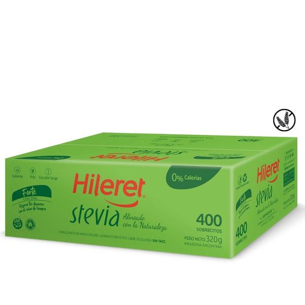 Edulcorante Stevia Hileret 400 Un