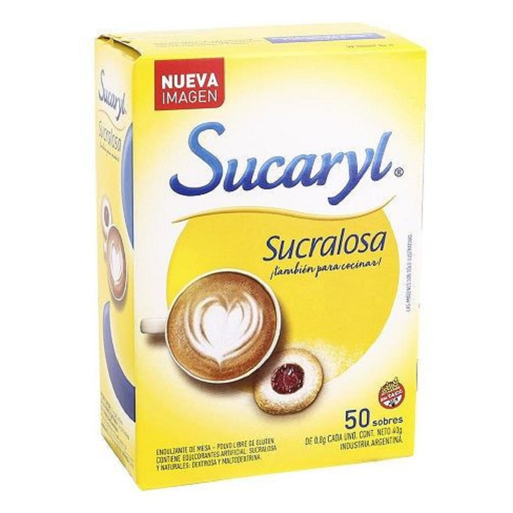 Edulcorante Sucralosa Sobres Ledesma 100 Un