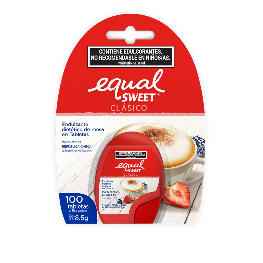 Edulcorante Tabletas Equalsweet 100 Un