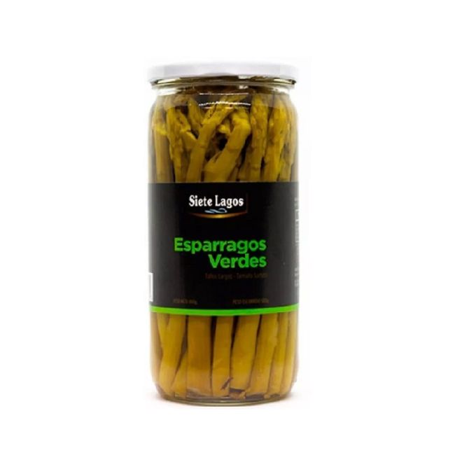 Esparragos Verdes al Natural 7 Lagos 330 Grs