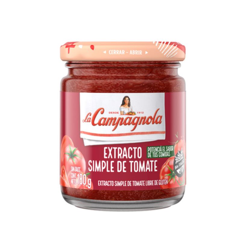 Extracto Simple de Tomate La Campagnola 180 Grs