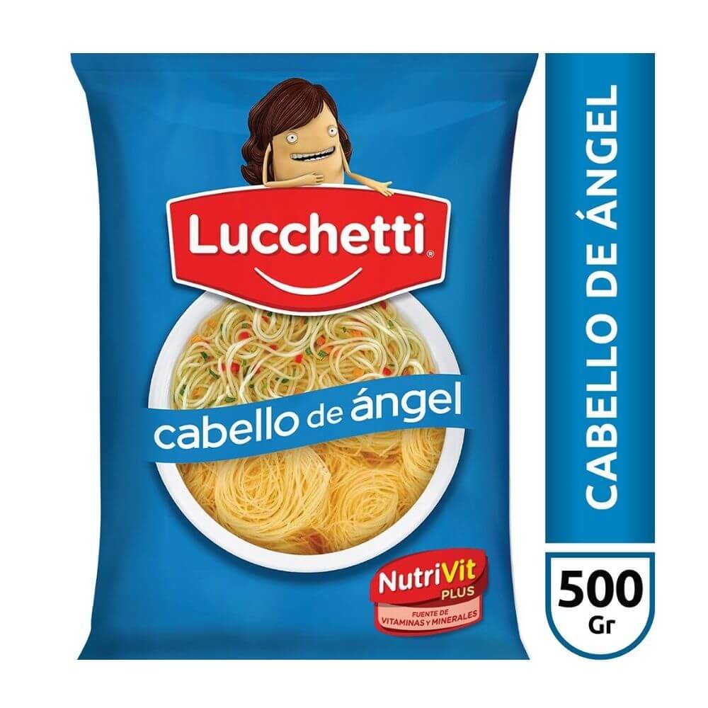 Fideos Cabello de Angel Lucchetti 500 Grs
