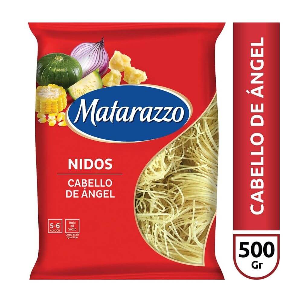 Fideos Cabello de Angel Matarazzo 500 Grs