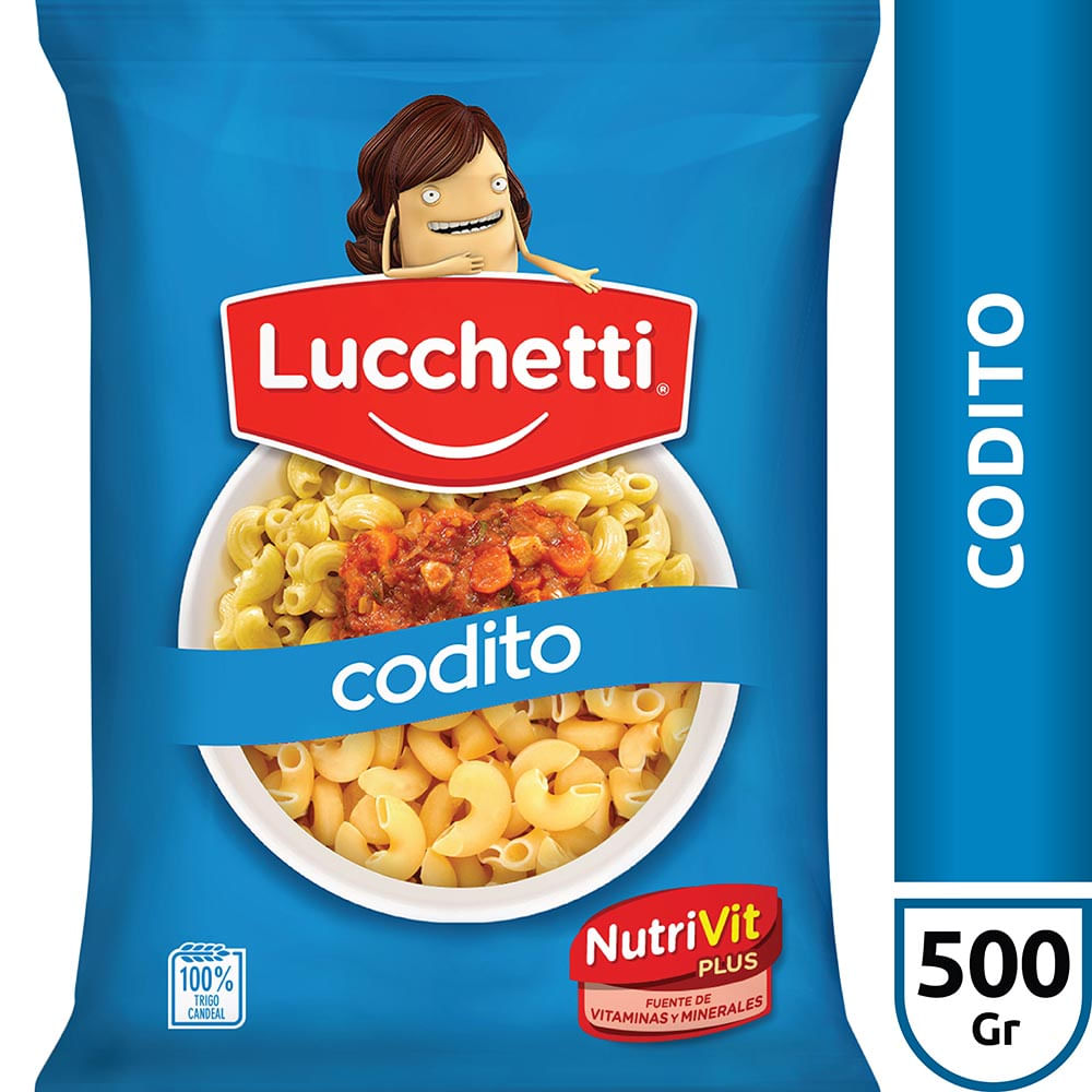 Fideos Coditos Lucchetti 500 Grs