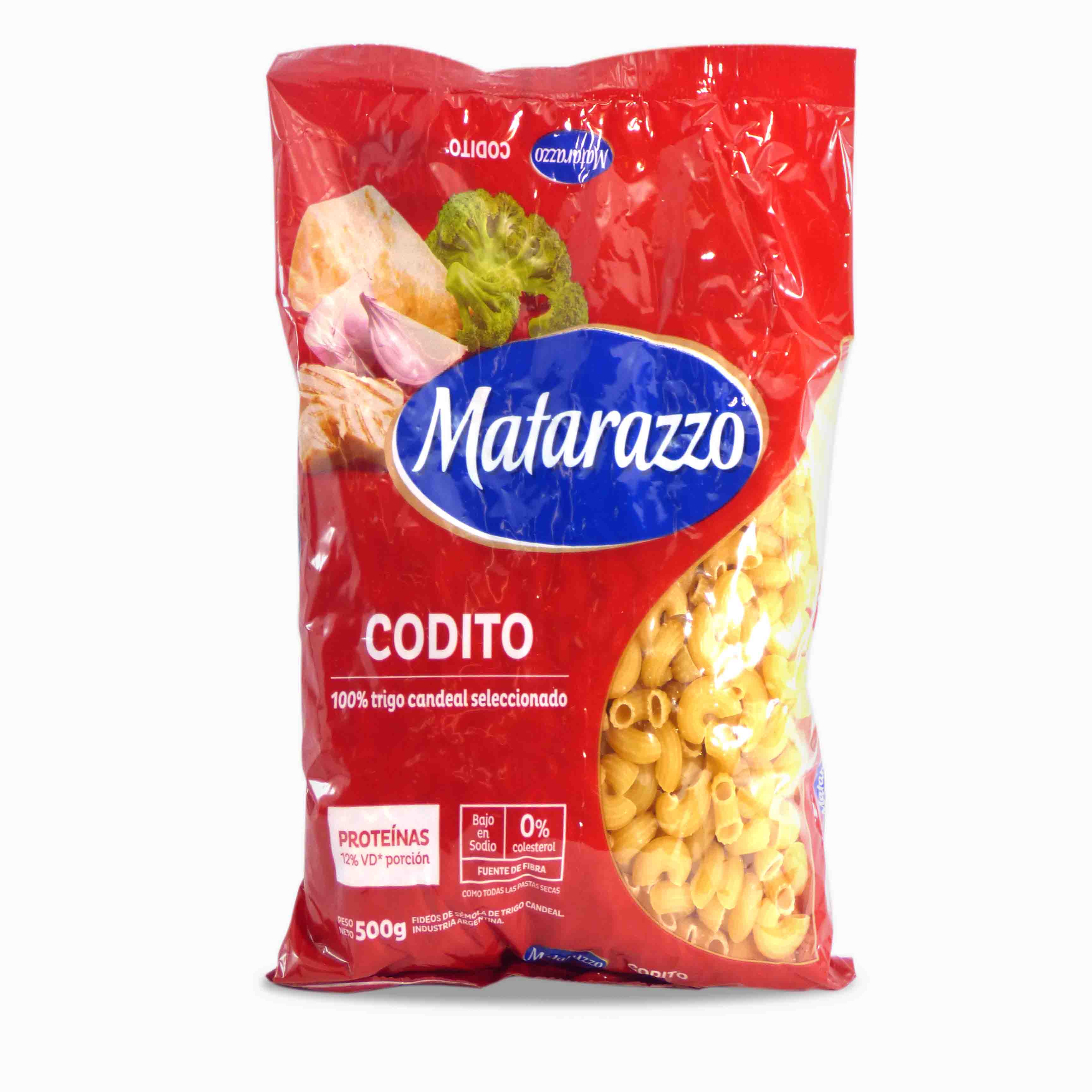 Fideos Coditos Matarazzo 500 Grs