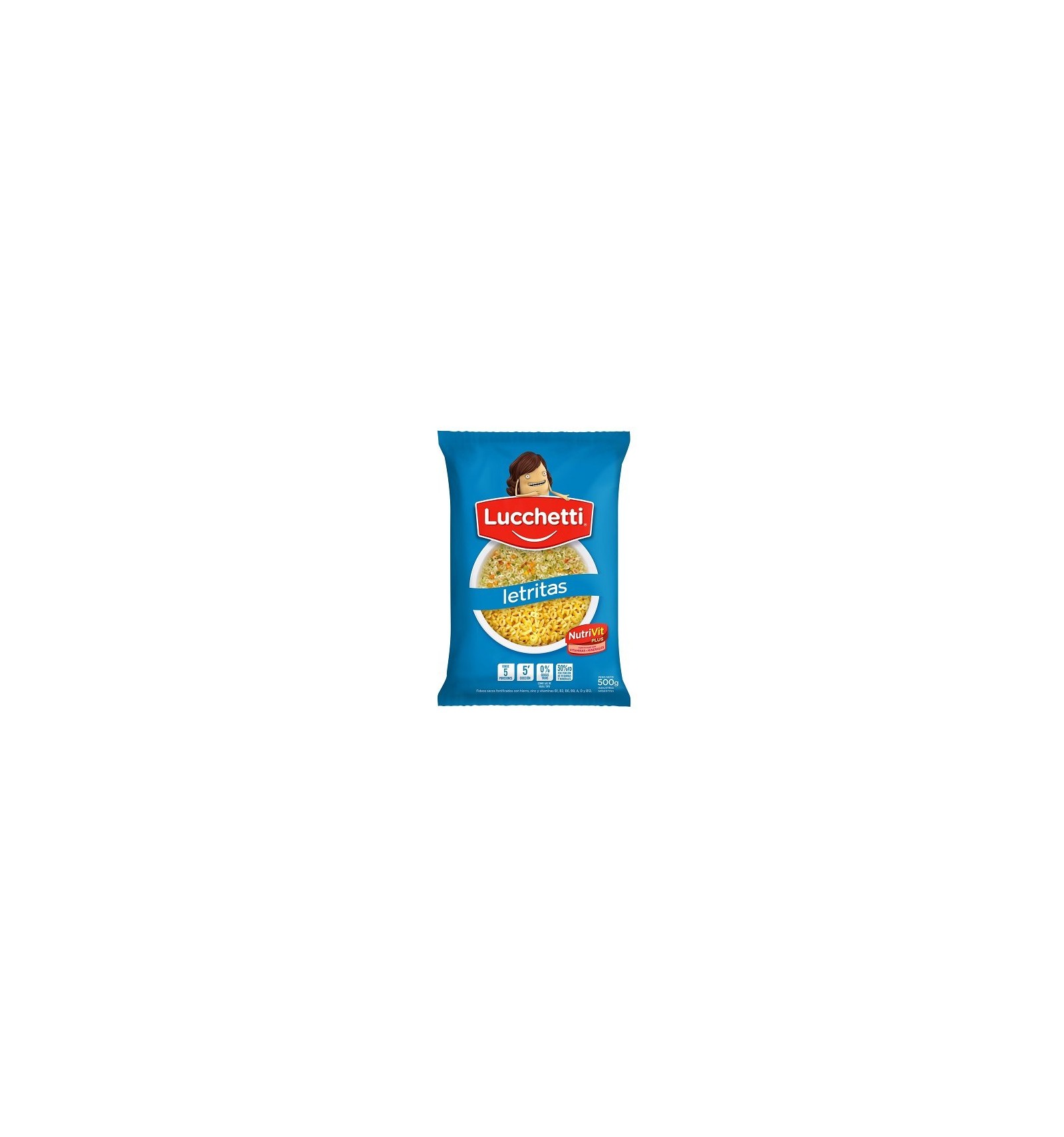 Fideos Letritas Lucchetti 500 Grs