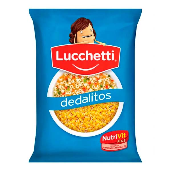 Fideos Penne Rigate N°45 Lucchetti 500 Grs