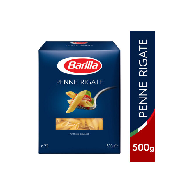 Fideos Penne Rigatti Barilla 500 Grs