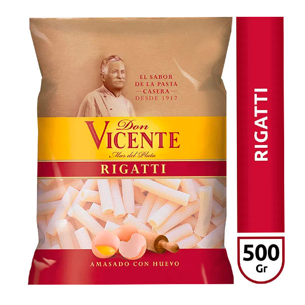 Fideos Rigatti Don Vicente 500 Grs