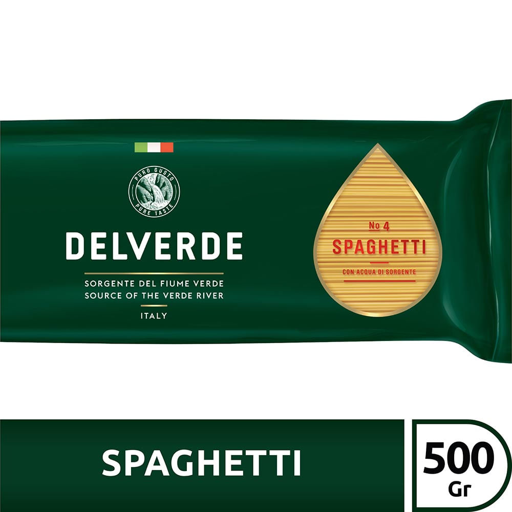 Fideos Spaghetti Delverde 500 Grs