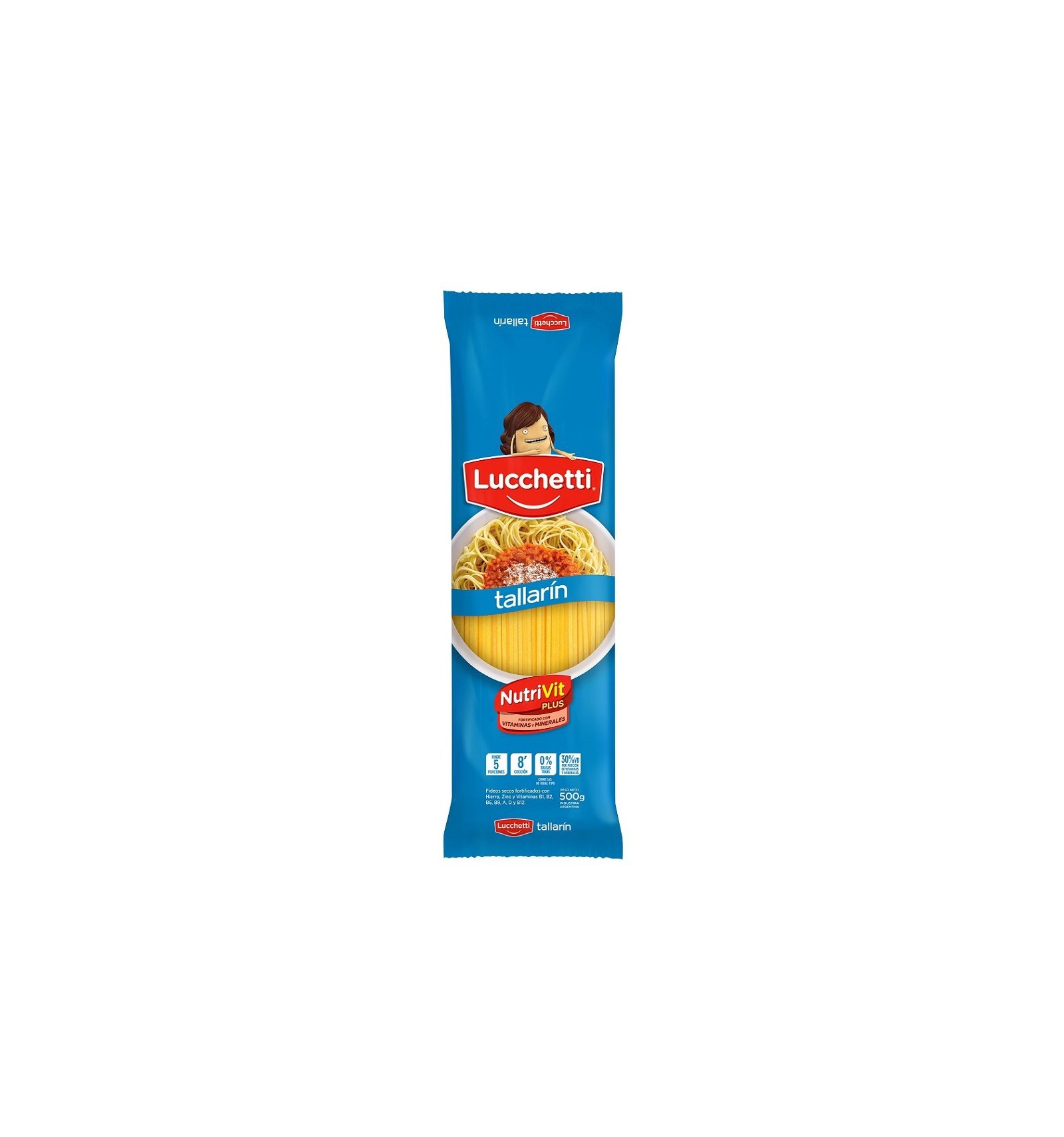Fideos Tallarin N°5 Lucchetti 500 Grs