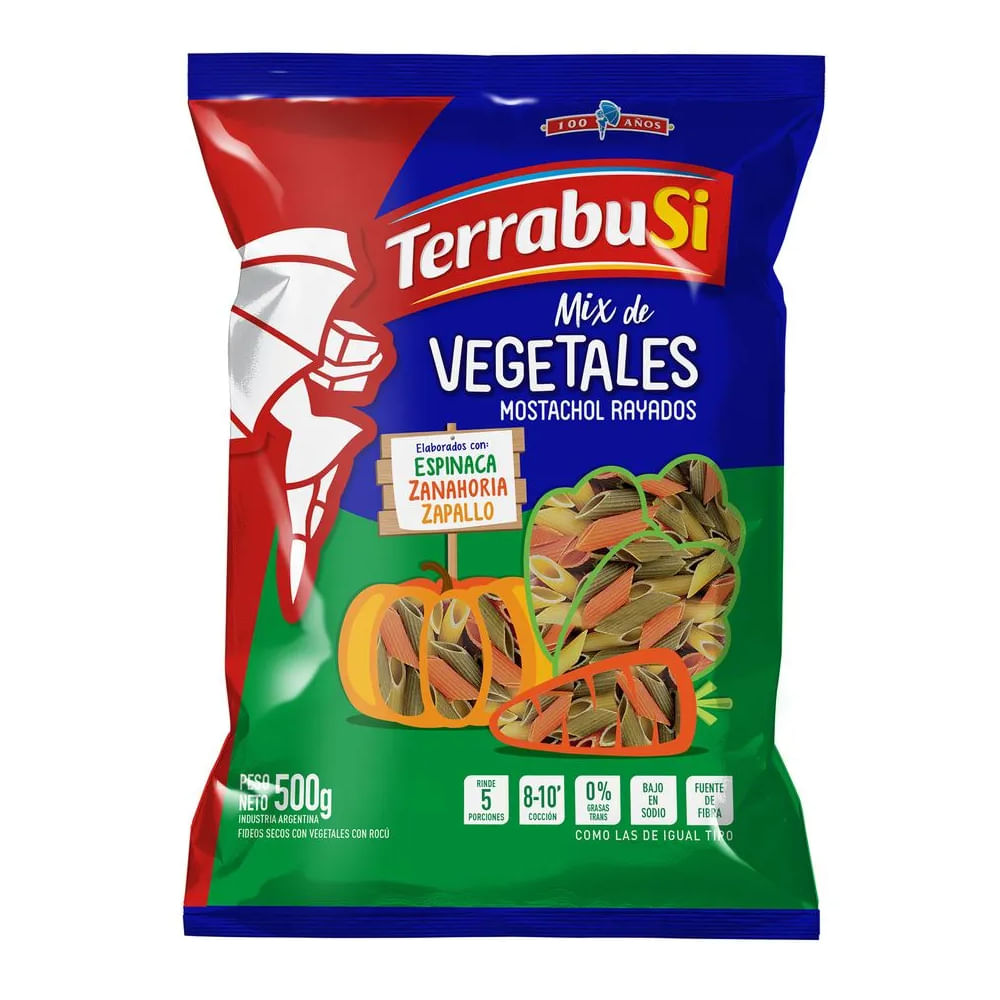 Fideos Tirabuzon Terrabusi 500 Grs