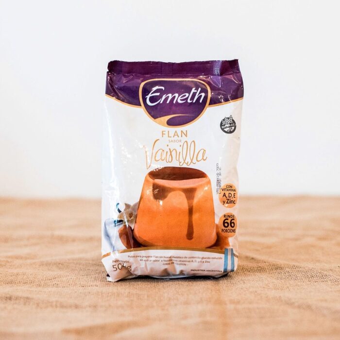 Flan P/Preparar Vainilla Emeth 500 Grs