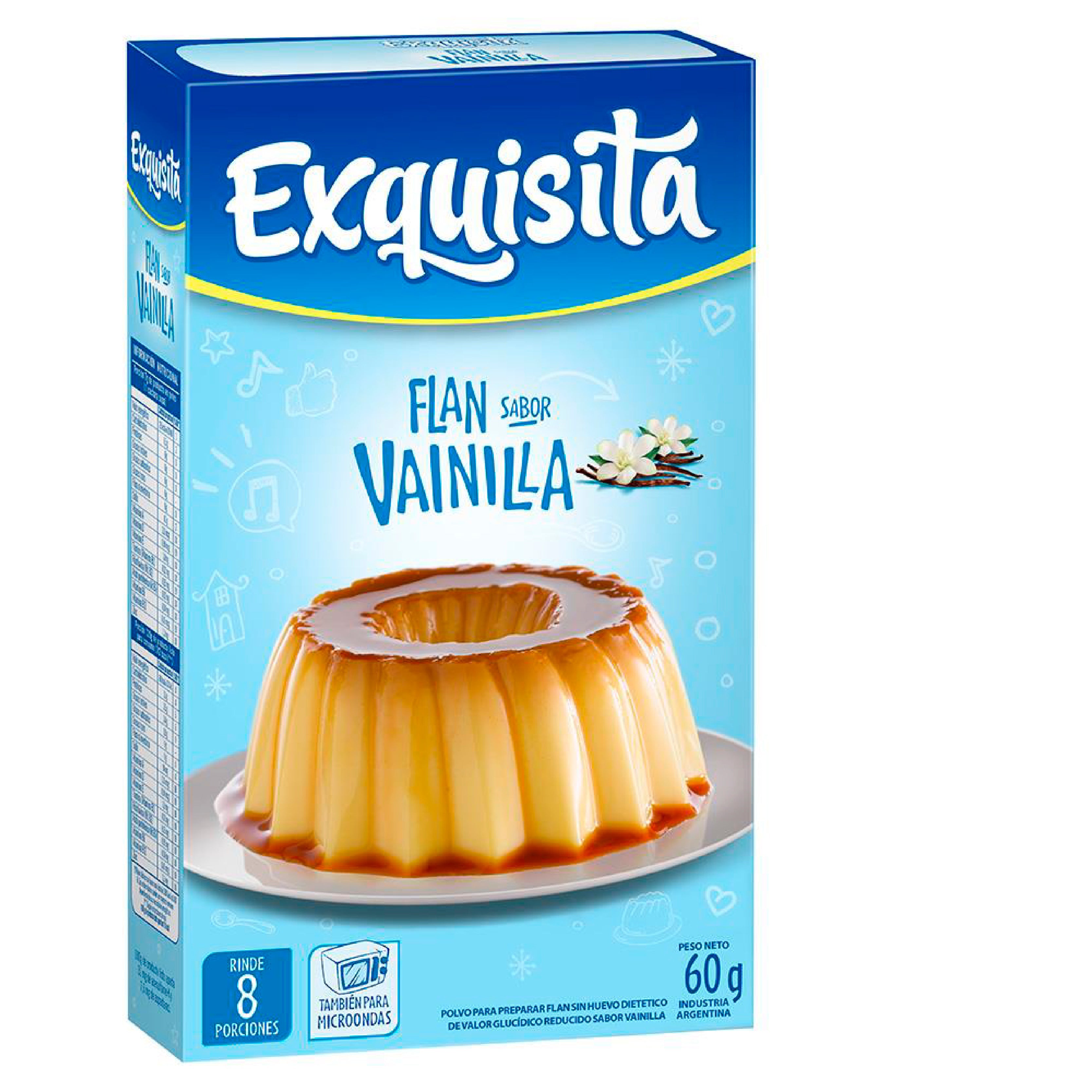 Flan Vainilla Nvo.Oct Exquisita 40 Grs