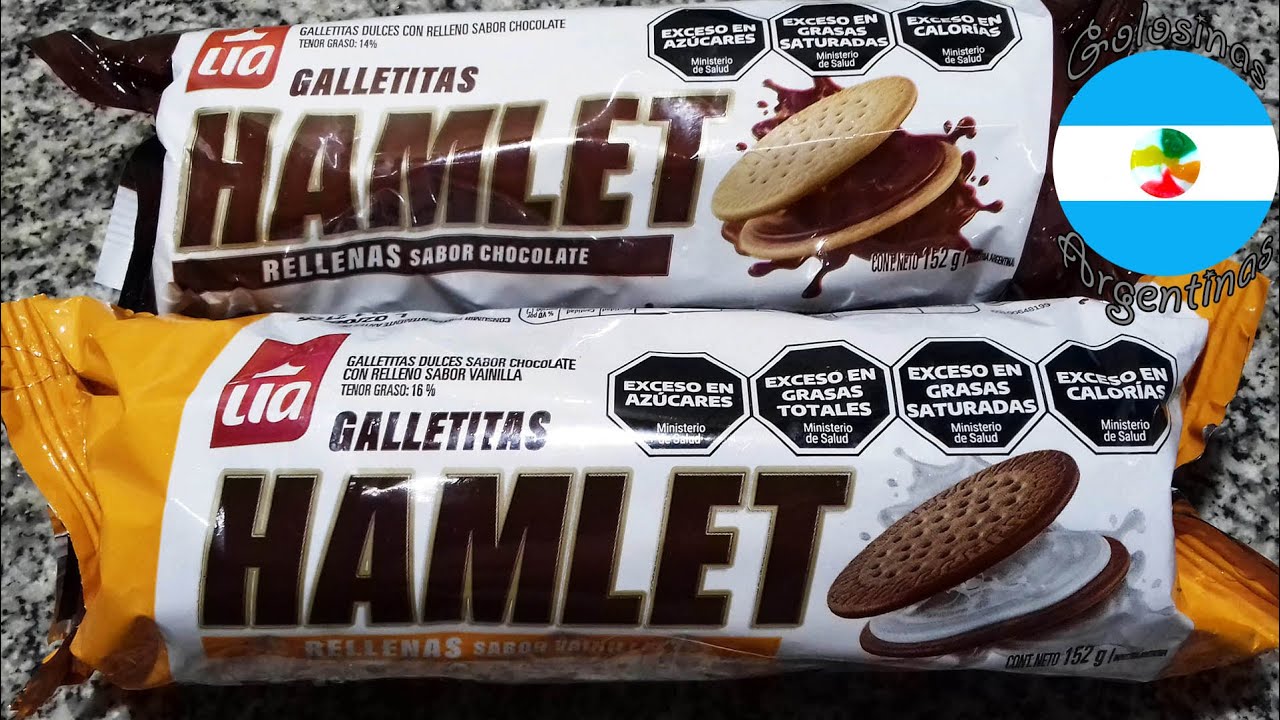 Galletitas Chocolate Rellena de Vainill Hamlet 152 Grs