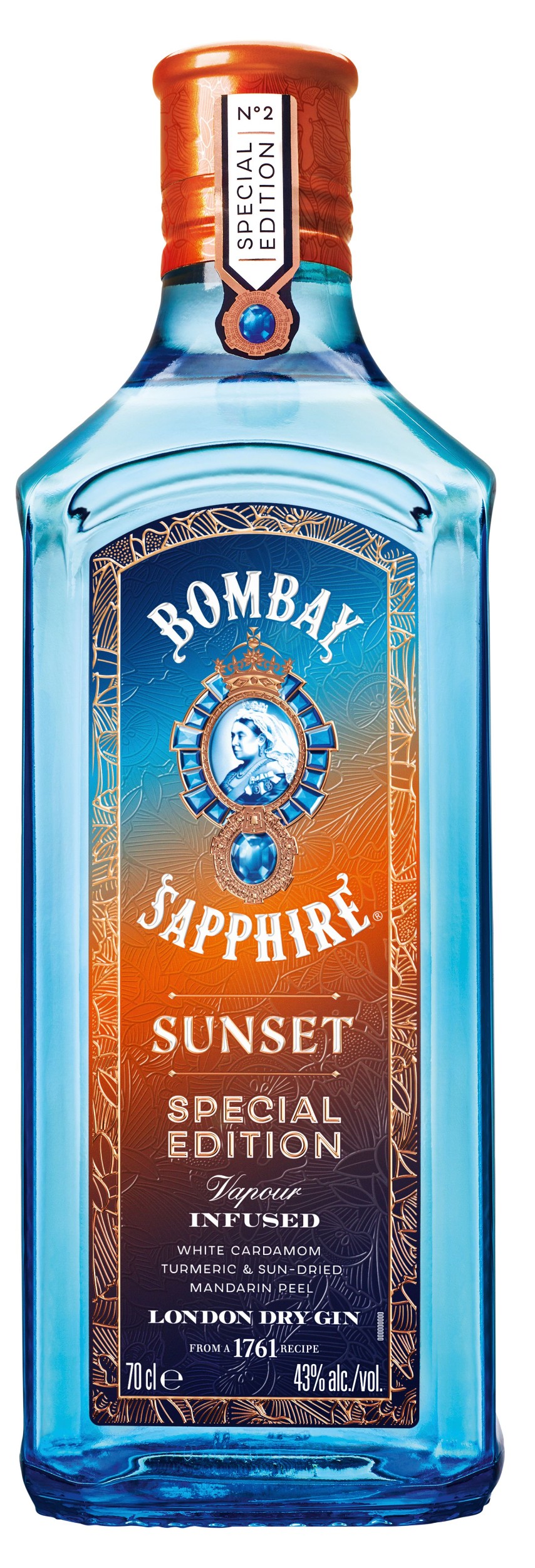 Gin Shapphire Sunset Bombay 700 ml