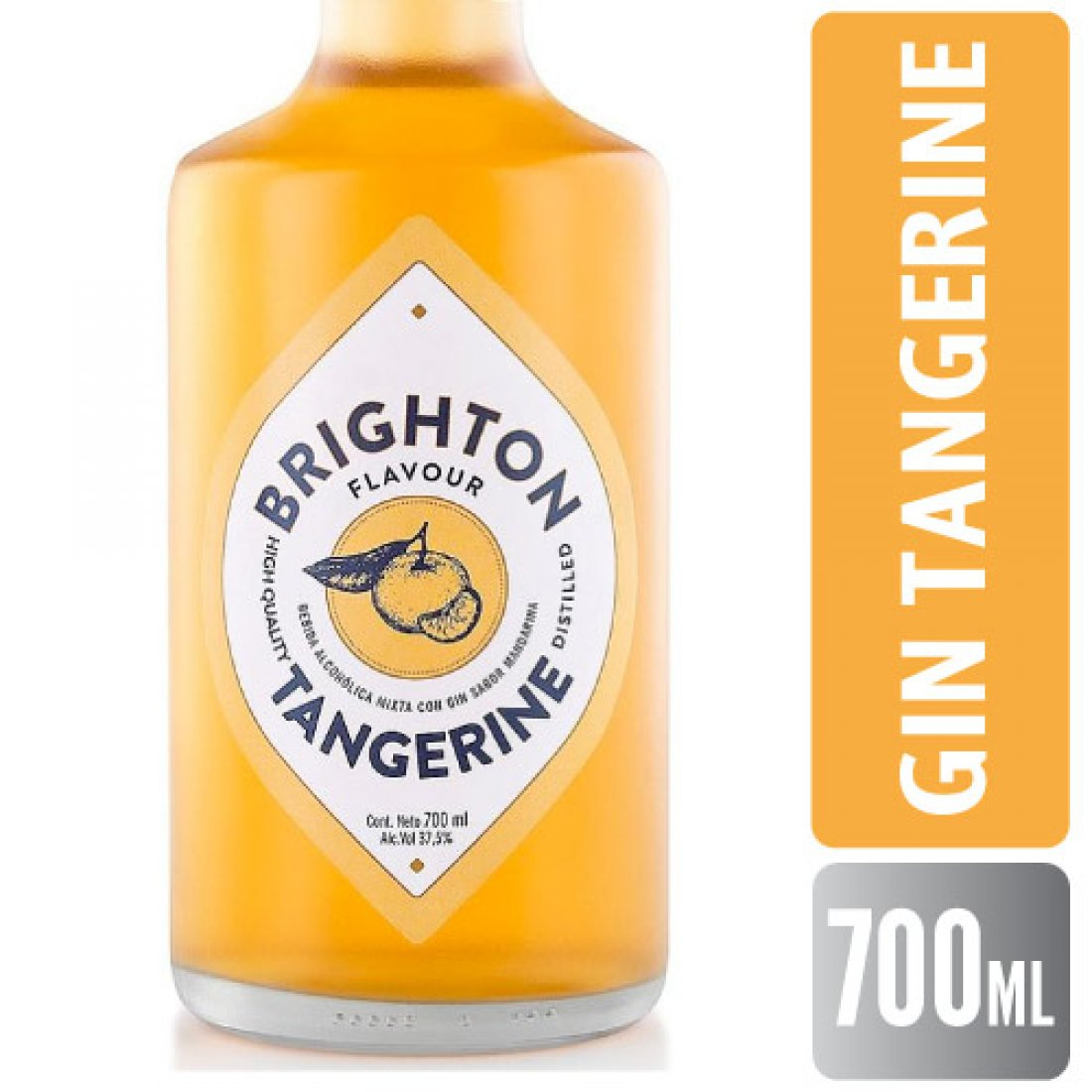Gin Tangerine Brighton 700 ml
