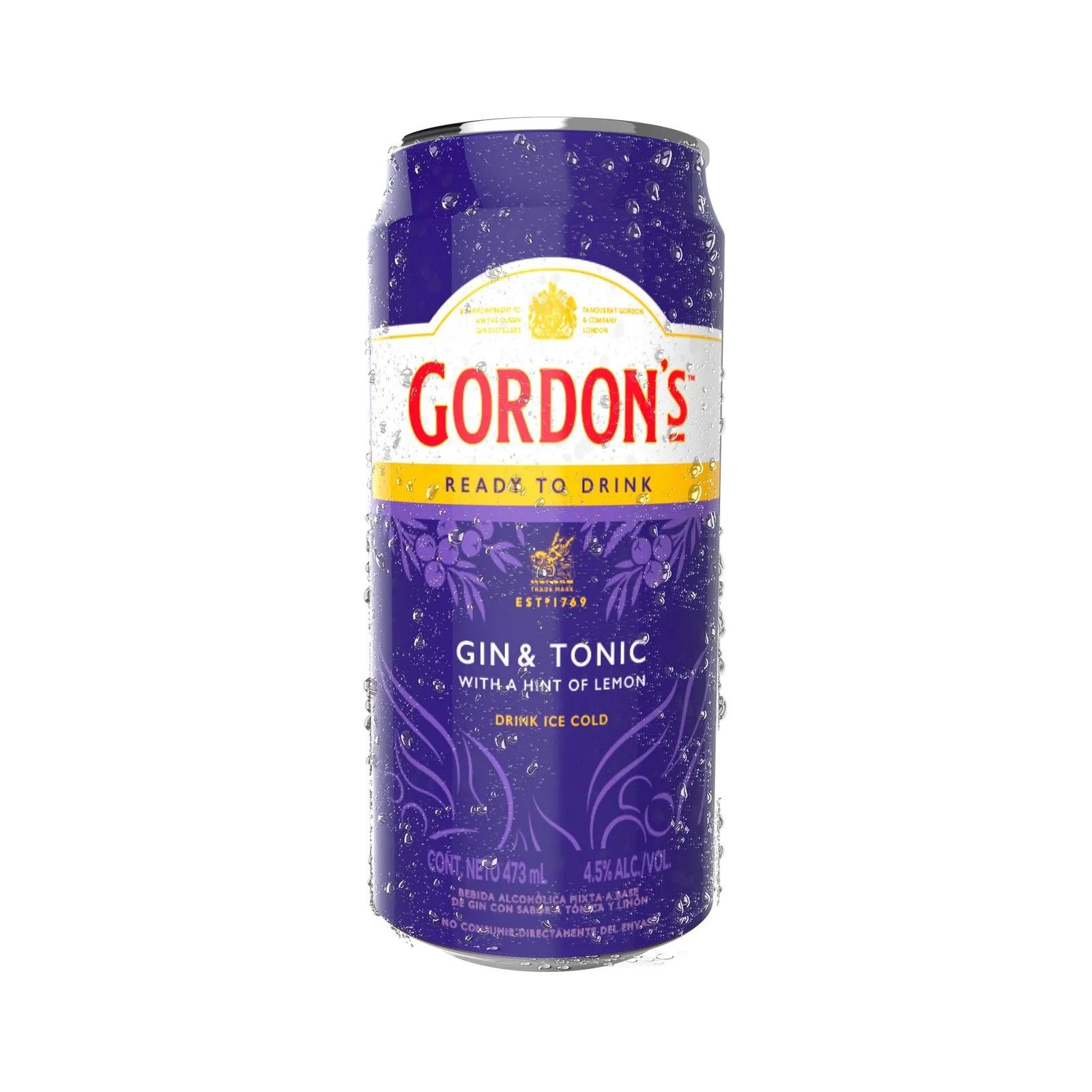 Gin Tonic Lata Gordon's 473 ml