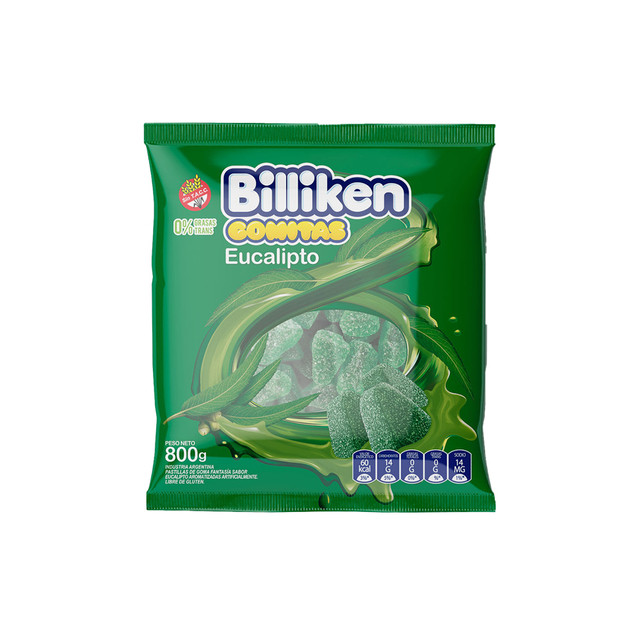Gomitas Eucalipto Billiken 800 Grs