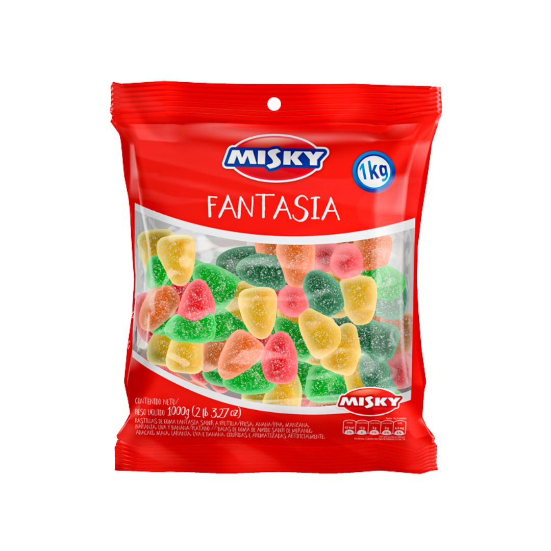 Gomitas Fantasia Acidos Misky 500 Grs