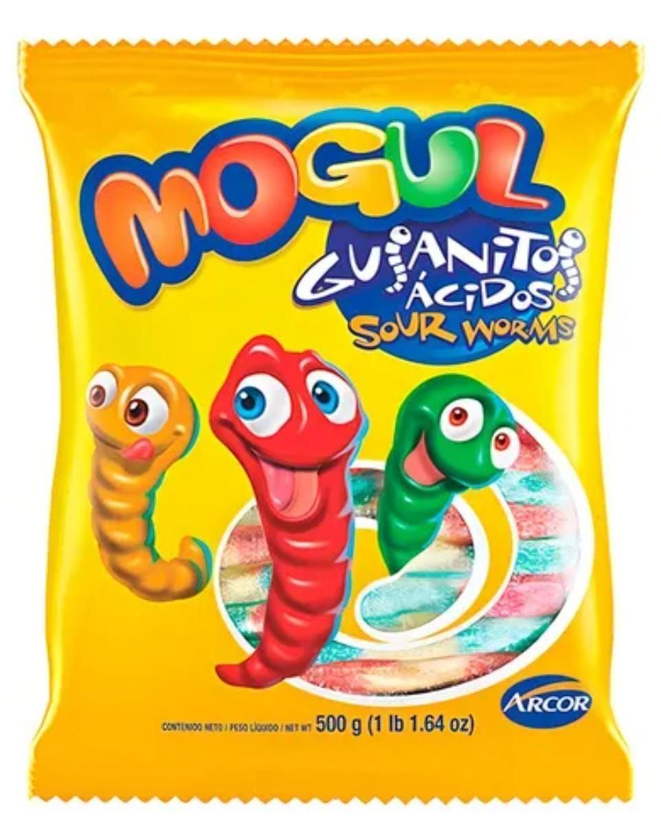 Gomitas Gusanitos acidos Misky 25