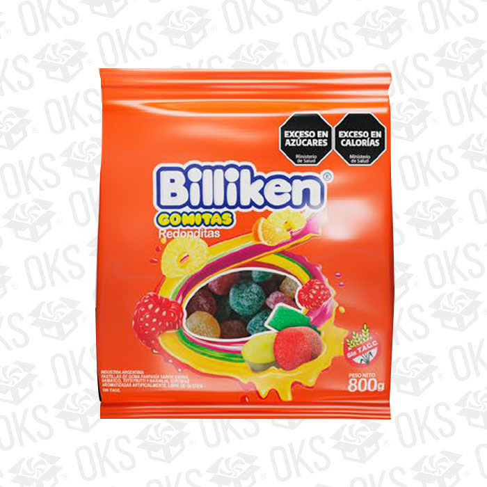 Gomitas Rodondas Billiken 800 Grs