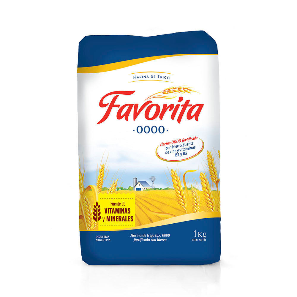 Harina 0000 Favorita 1 Kgr