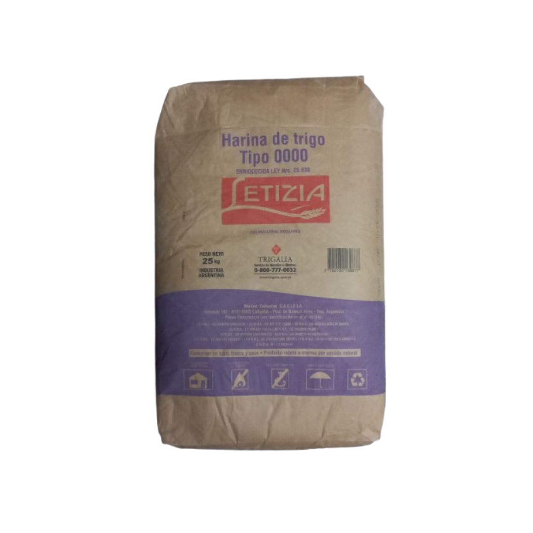 Harina Pastera Letizia 25 Kgr