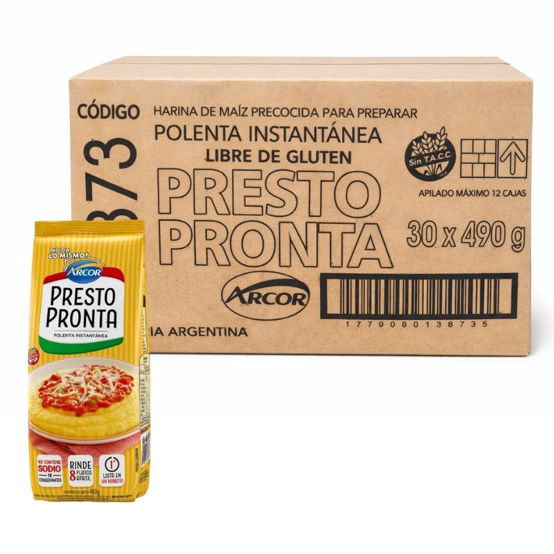 Harina de Maiz Presto Pronta 490 Grs