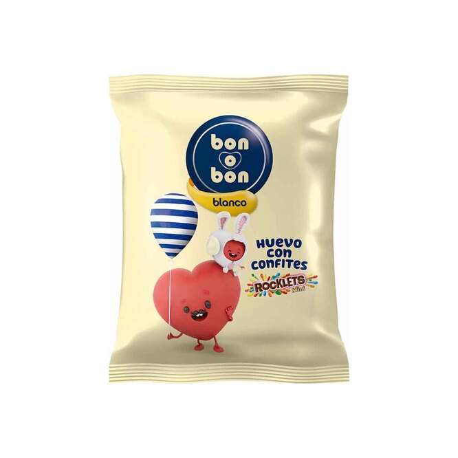 Huevo Chocolate Blanco Bon o Bon 20 Grs