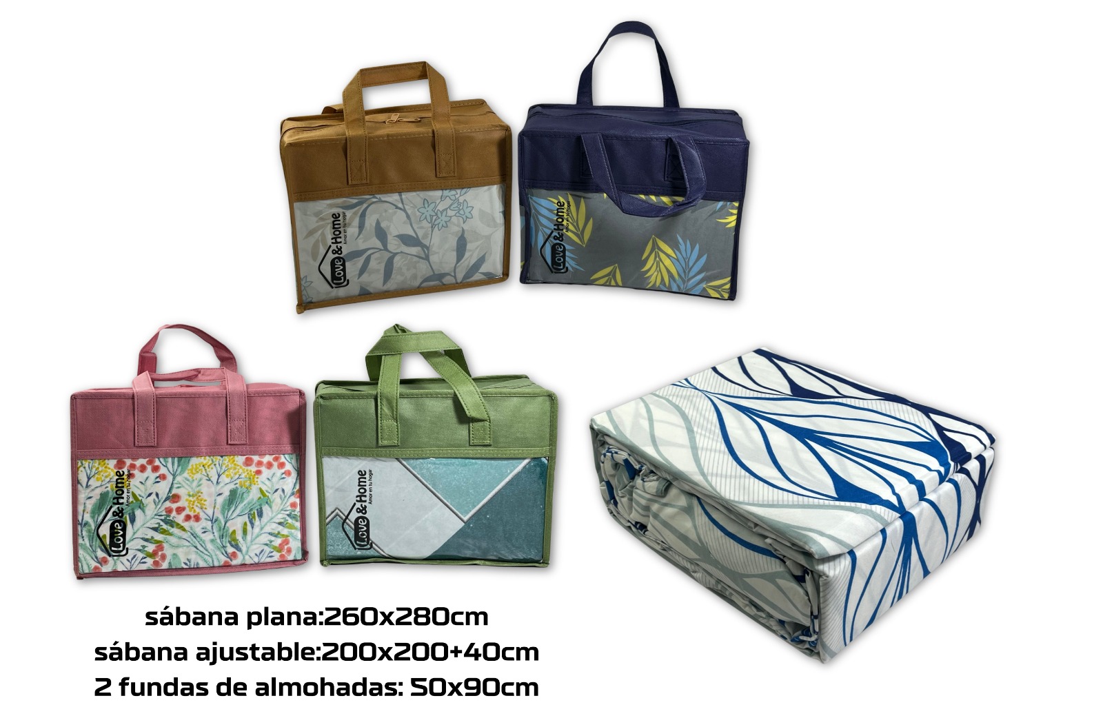 JUEGO DE SABANA ESTAMPADAS KING