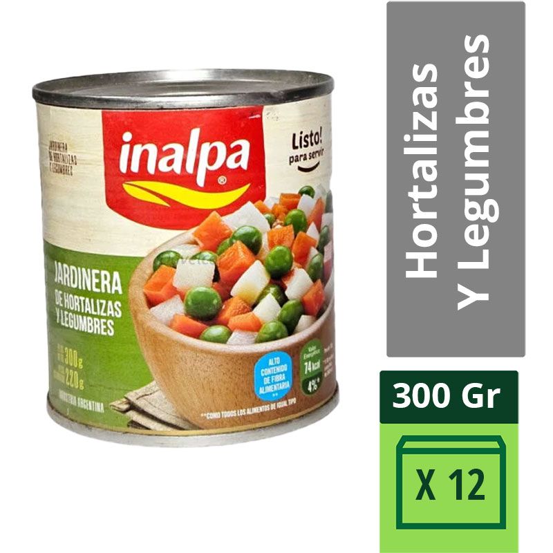Jardinera Hortalizas y Legumbres Inalpa 300 Grs