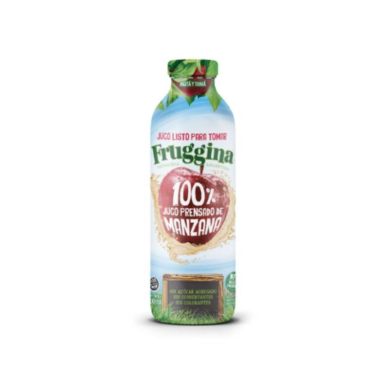 Jugo Prensado 100% Manzana Verde Bot. Fruggina 250 ml