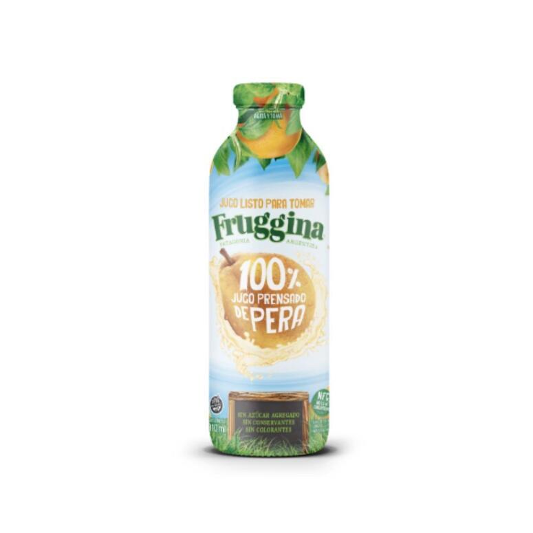 Jugo Prensado 100% Pera Bot. Fruggina 910 ml