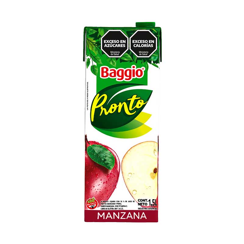 Jugo Pronto Manzana Baggio 1.500 Lts
