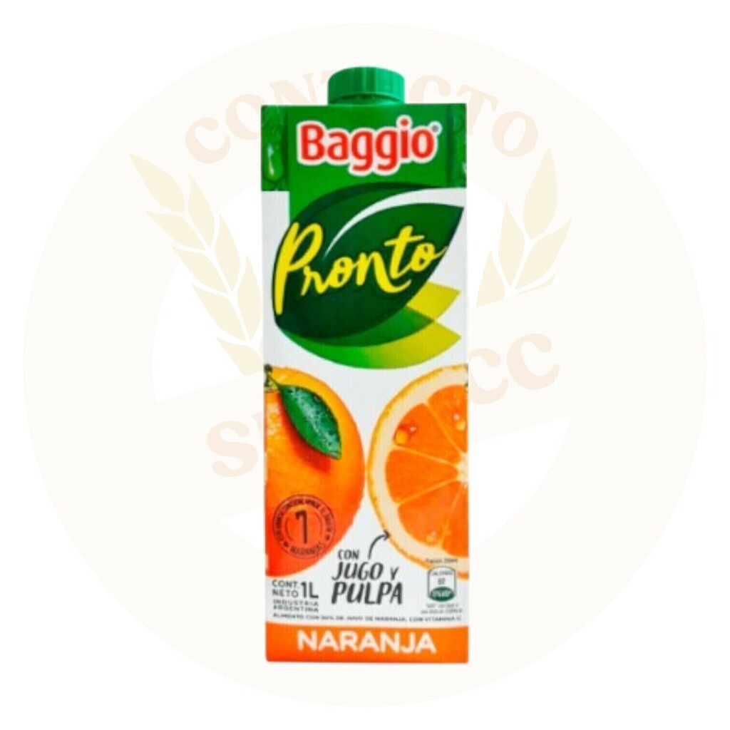 Jugo Pronto Naranja Baggio 1 Lts