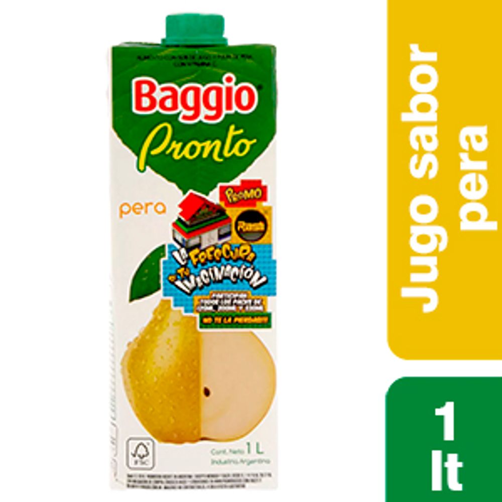 Jugo Pronto Pera Baggio 1 Lts