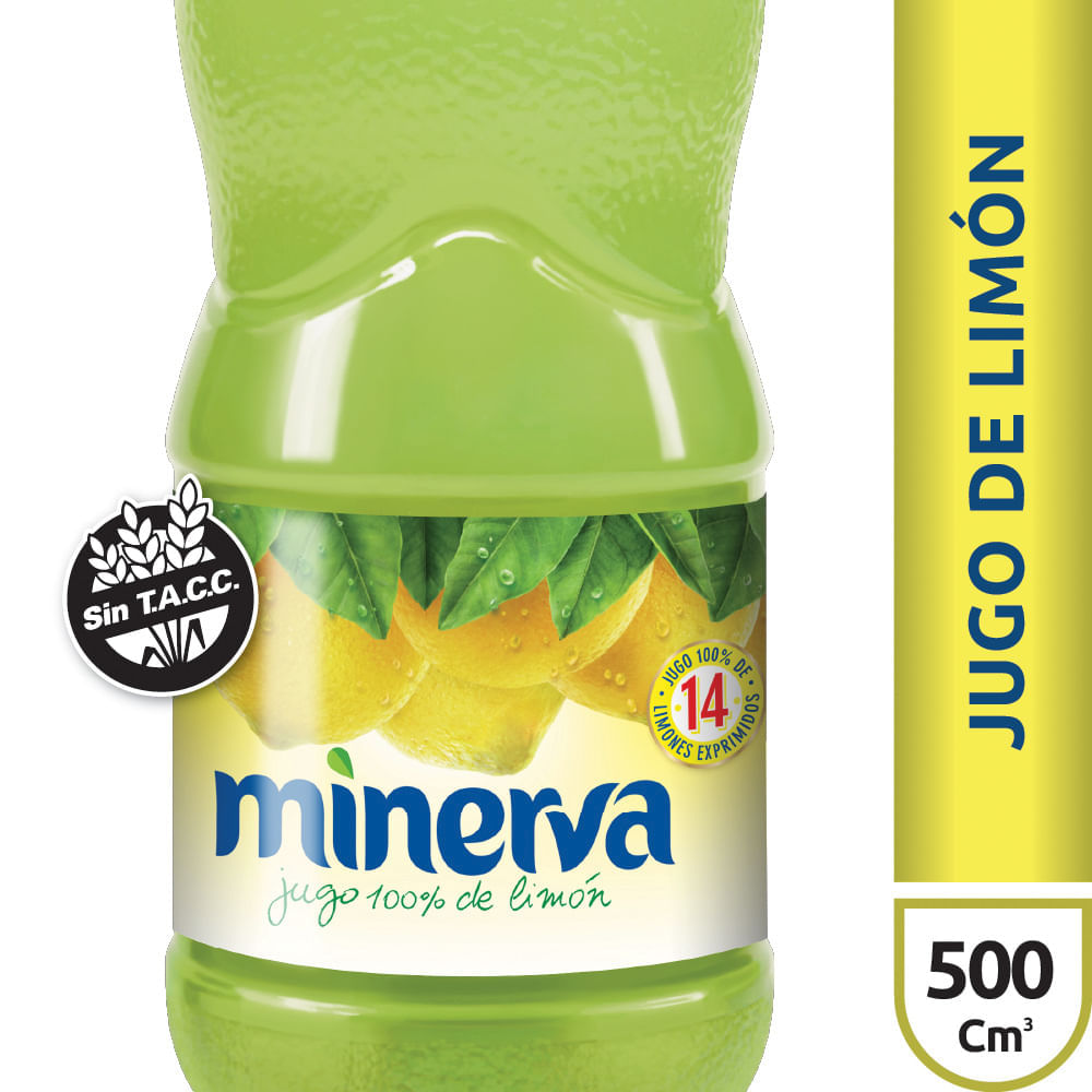 Jugo de Limon Ecobotella Minerva 500 cc