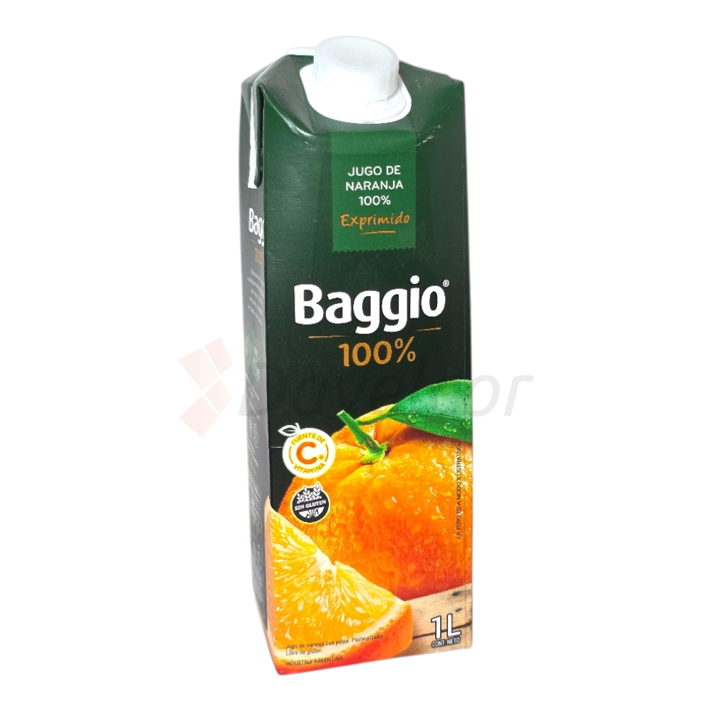 Jugo de Naranja Exprimido Baggio 1 Lts