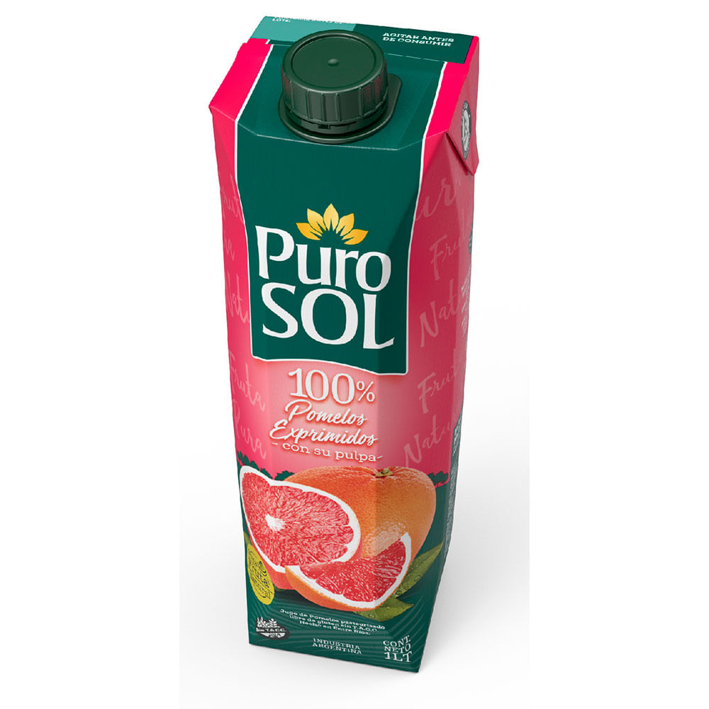 Jugo de Pomelo Puro Sol 1 Lts