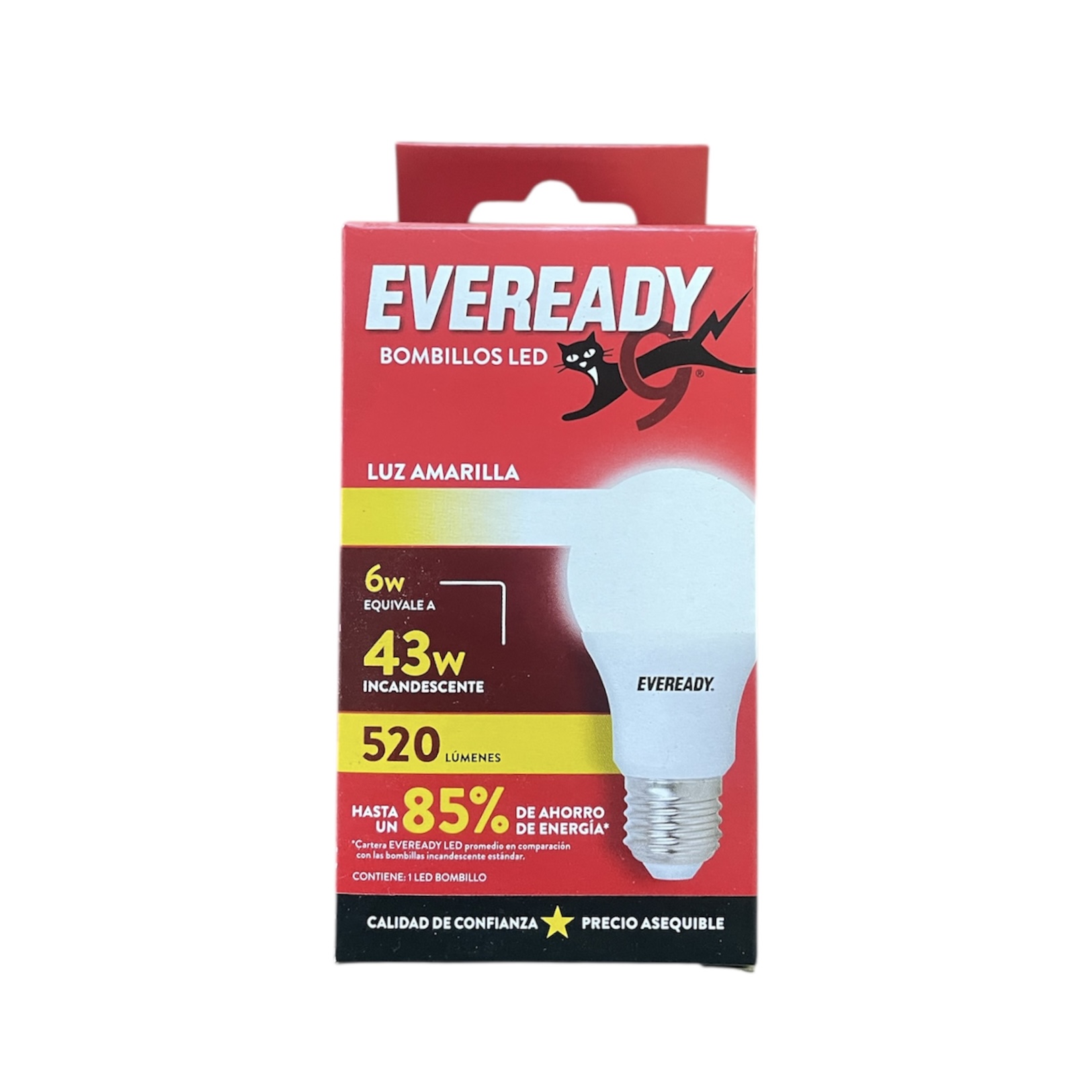 Lampara Led 6W Bco Eveready Un