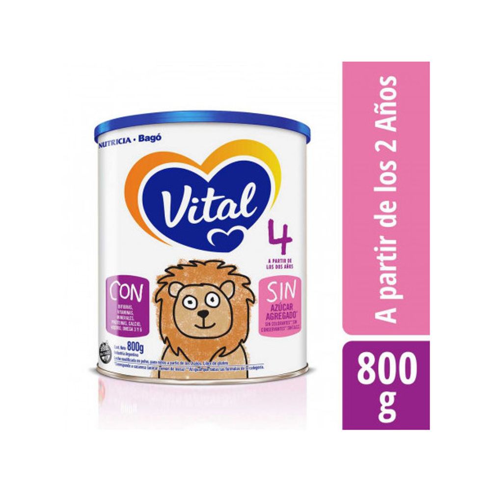 Leche Infantil 4 Nutriplus Vital 800 Grs