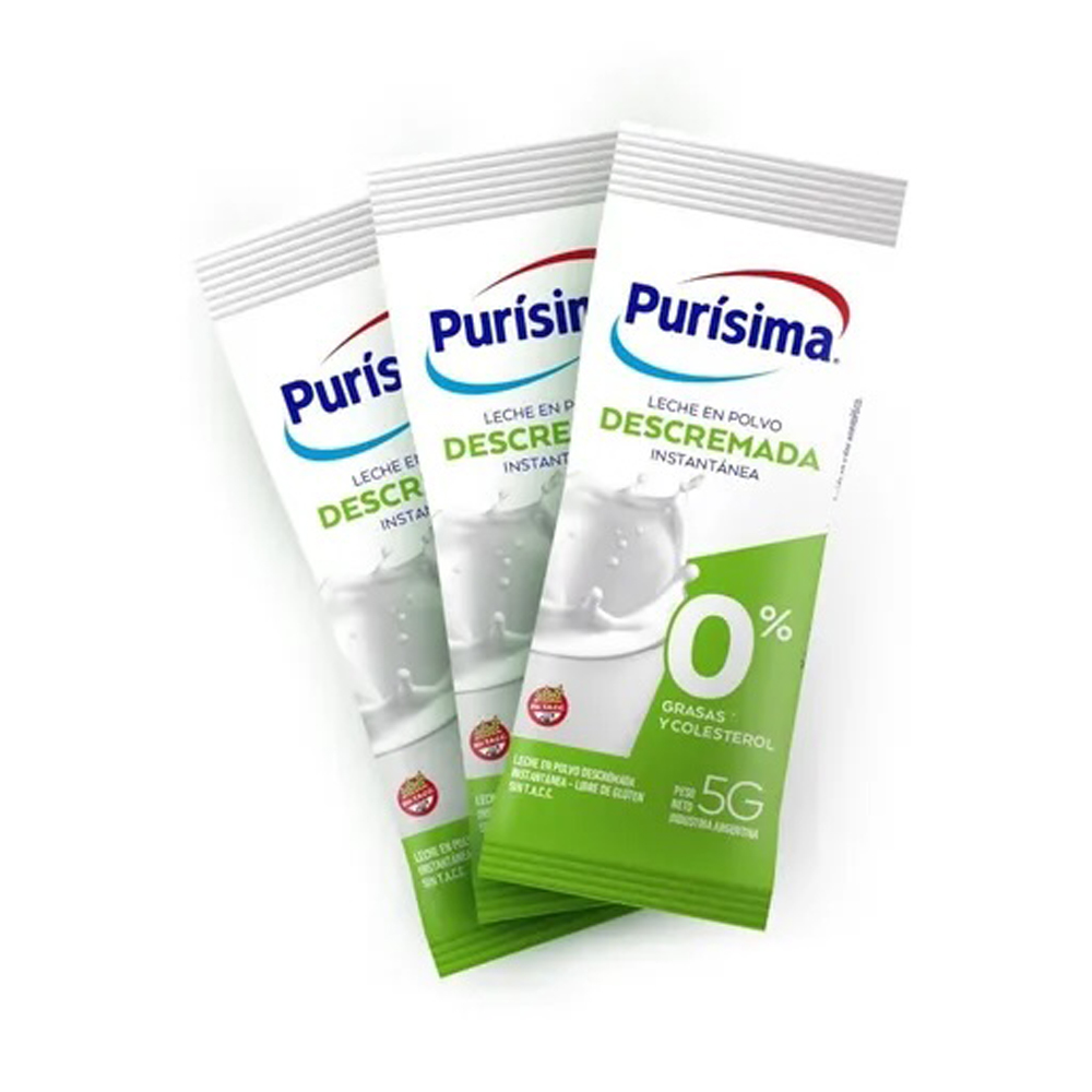Leche en Polvo Desc. En Sticks Purisima 150 Grs