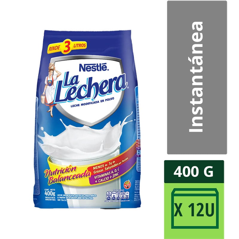 Leche en Polvo Entera Bolsa Purisima 25 Kgr