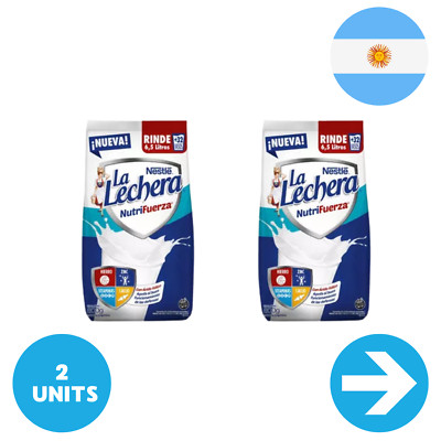 Leche en Polvo Entera NutriFuerza Sfpk La Lechera 400 Grs