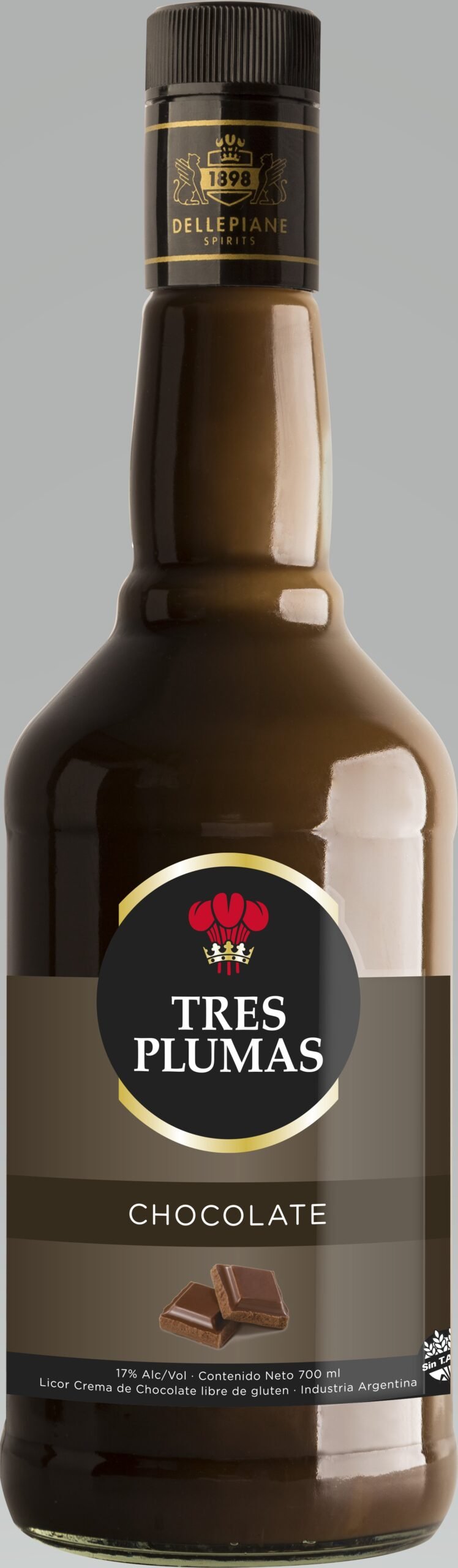 Licor Chocolate Tres Plumas 700 cc