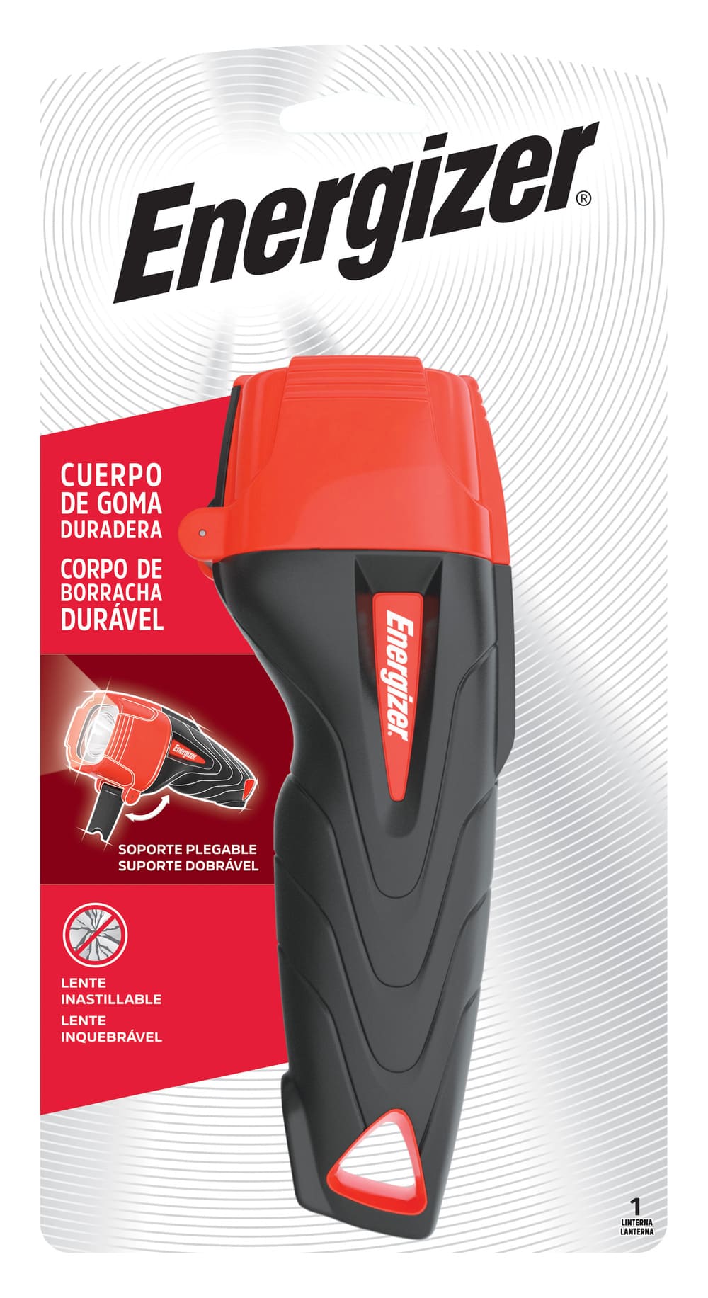 Linterna Led de Goma RBR22AN 2AA Energizer Un