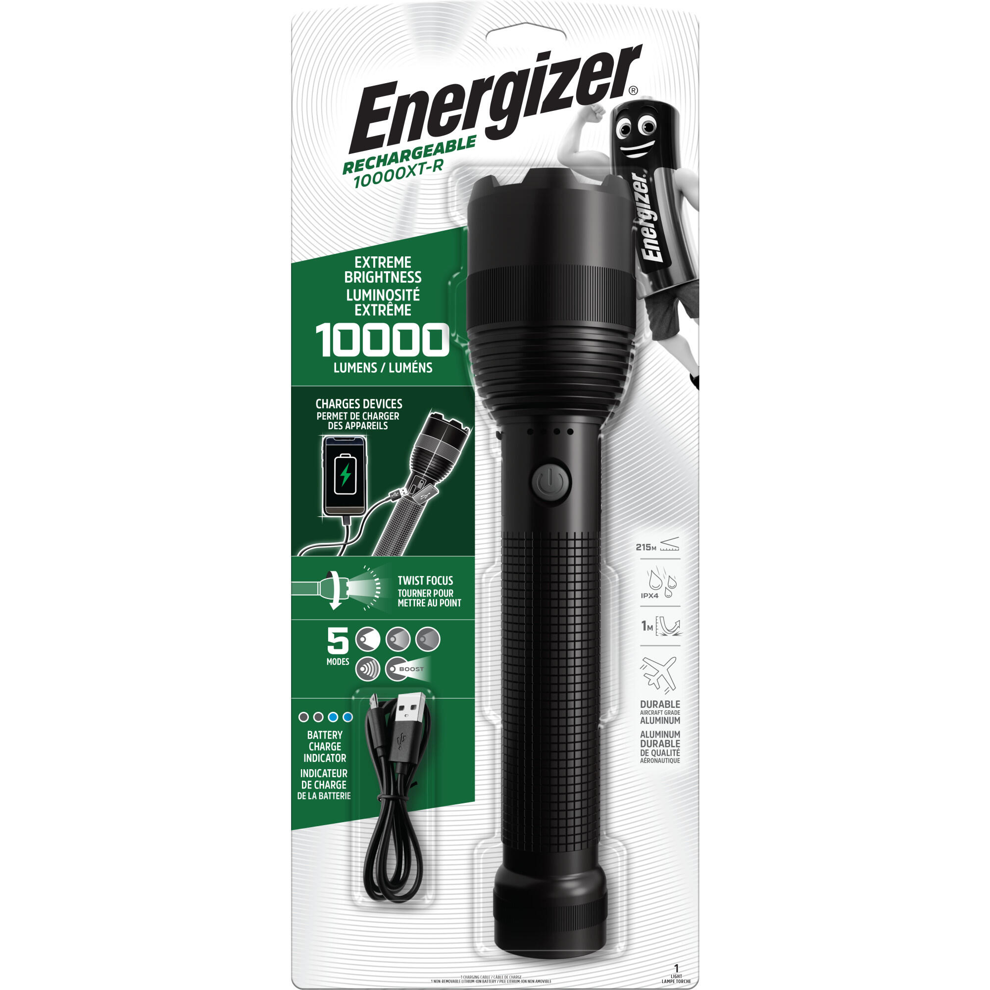 Linterna Recargable Led 3500 Lumens Energizer 1 Un