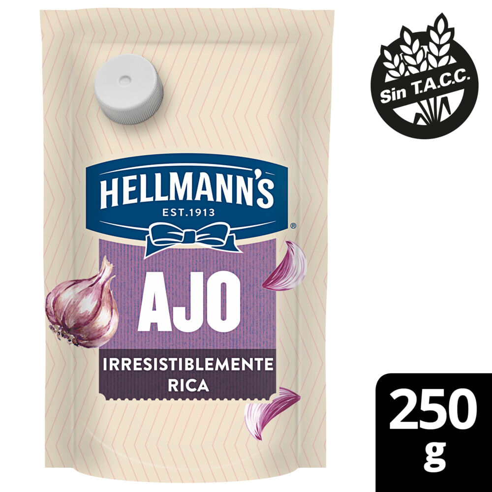 Mayonesa Ajo DP Hellmann's 250 Grs