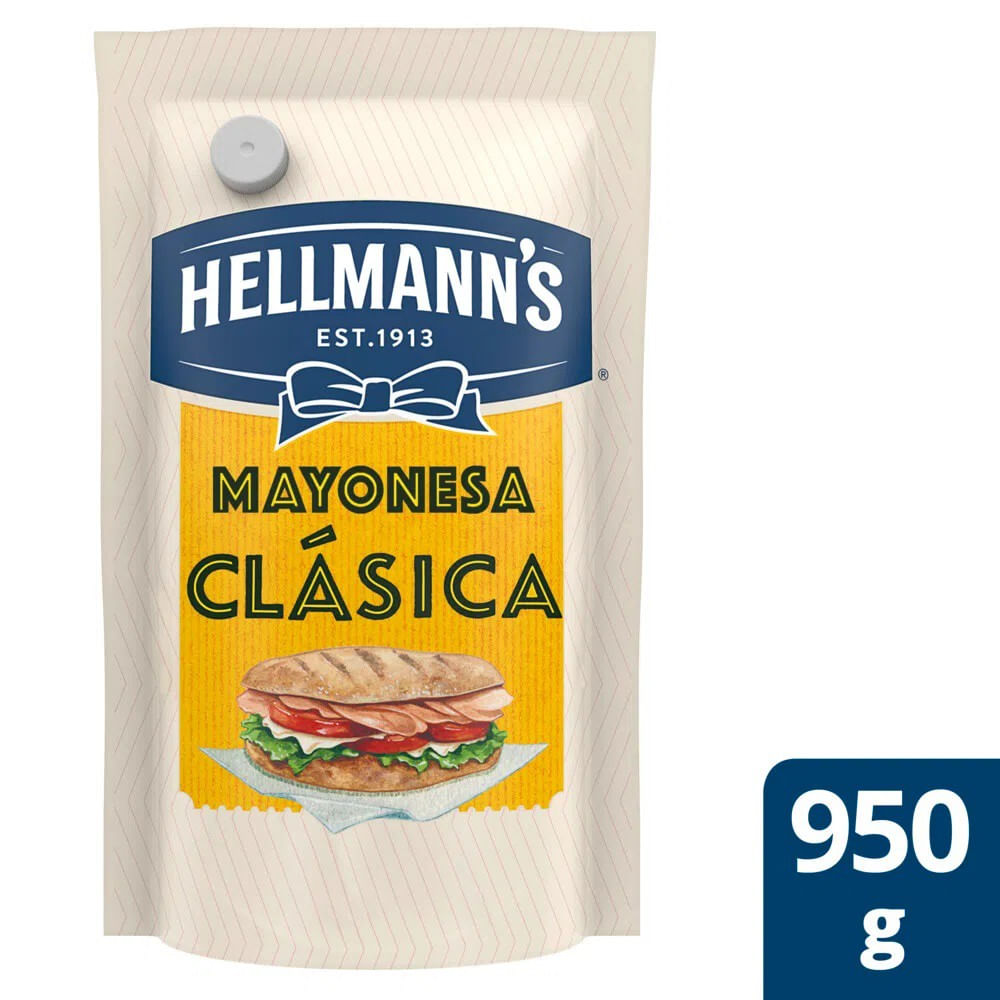 Mayonesa Clasica DP Huevos de Campo Hellmann's 950 Grs
